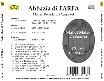  Abbazia di Farfa   Stabat Mater (DL030)