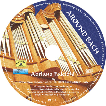 around bach cd Around Bach   Adriano Flacioni (DL019)