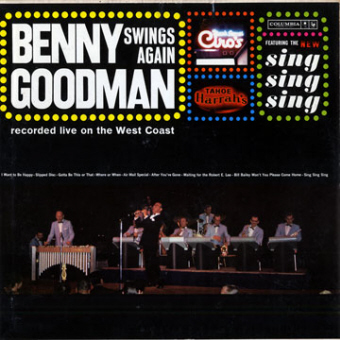 benny front SWINGS AGAIN   Benny Goodman (010)