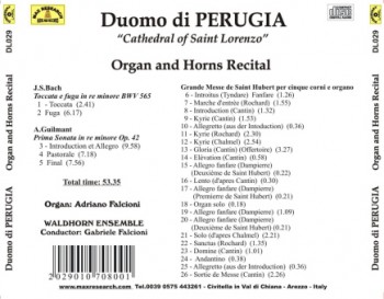 dumo perugia back 350x273 La Cattedrale di Perugia   Organ and Horns Recital (DL029)