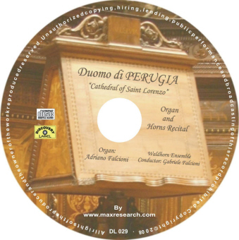 dumo perugia cd La Cattedrale di Perugia   Organ and Horns Recital (DL029)