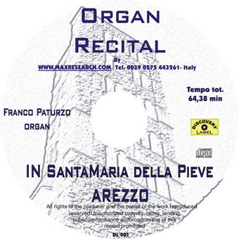 organ recital cd Organ Recital   Santa Maria delle Grazie Arezzo (DL001)