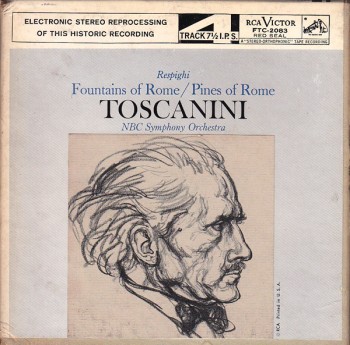 rescpighi front 350x345 Respighi   Fontane di Roma   Pini di Roma   Conductor: Arturo Toscanini (015)