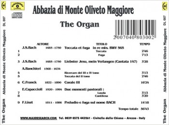 the organ back 350x259 The Organ   Abbazzia di Monte Oliveto Maggiore (DL007)