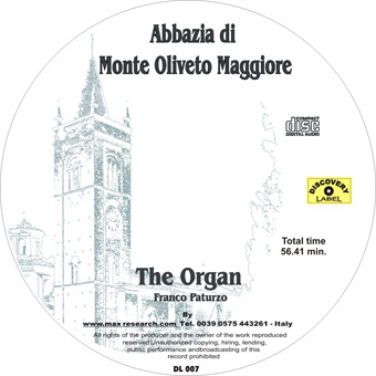 the organ cd The Organ   Abbazzia di Monte Oliveto Maggiore (DL007)