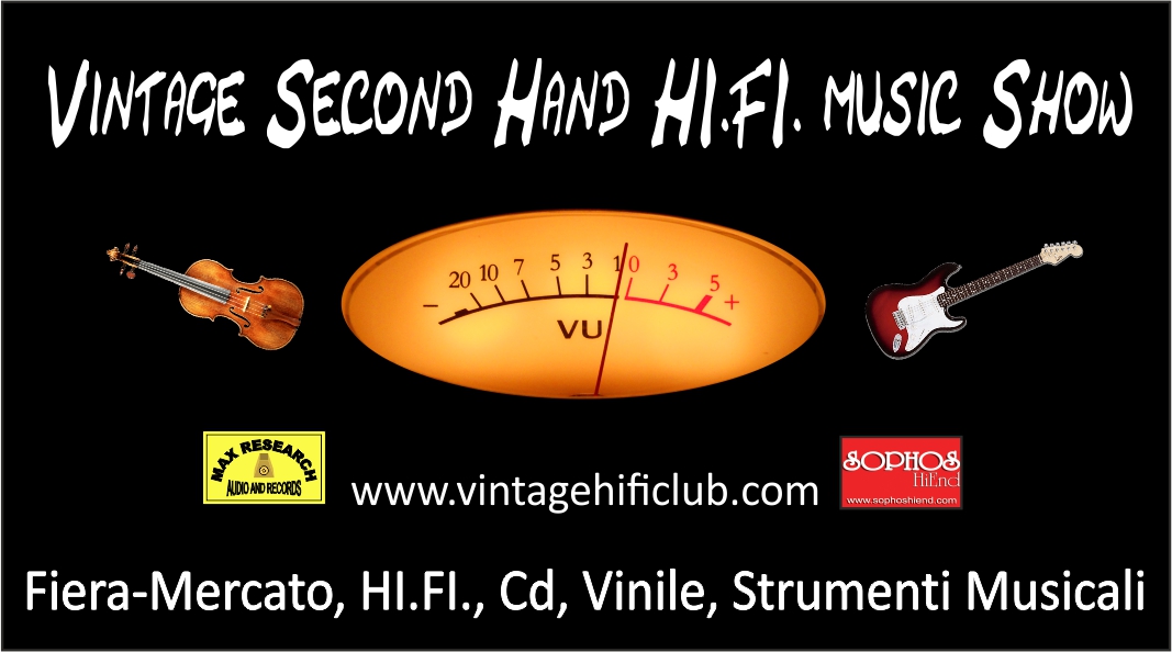 Vintage second hand 9 Vintage Second Hand HI.FI. Music Show