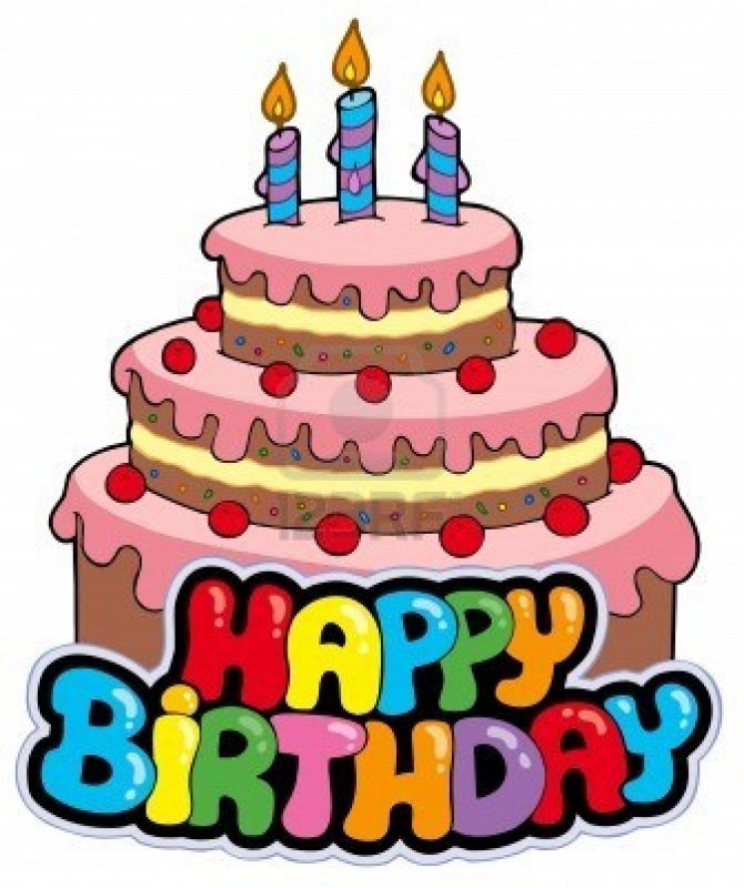 segno di buon compleanno torta illustrazione 670x800 Happy Birthday